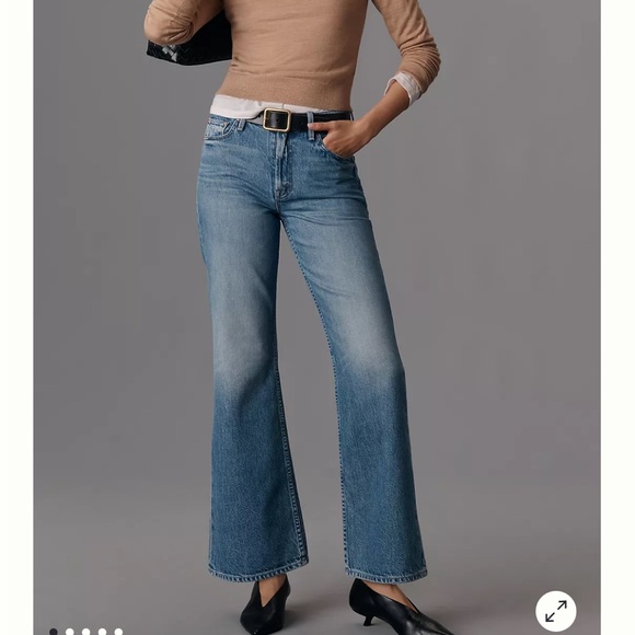 MOTHER The Bookie Flood High-Rise Jeans NWT - Picture 1 of 9